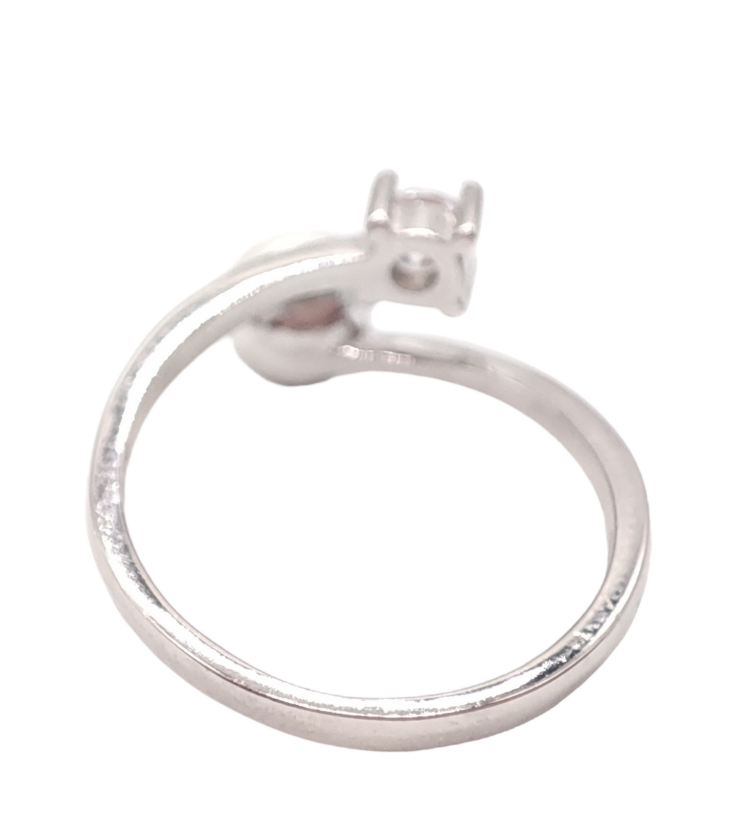 anello solitario con perla