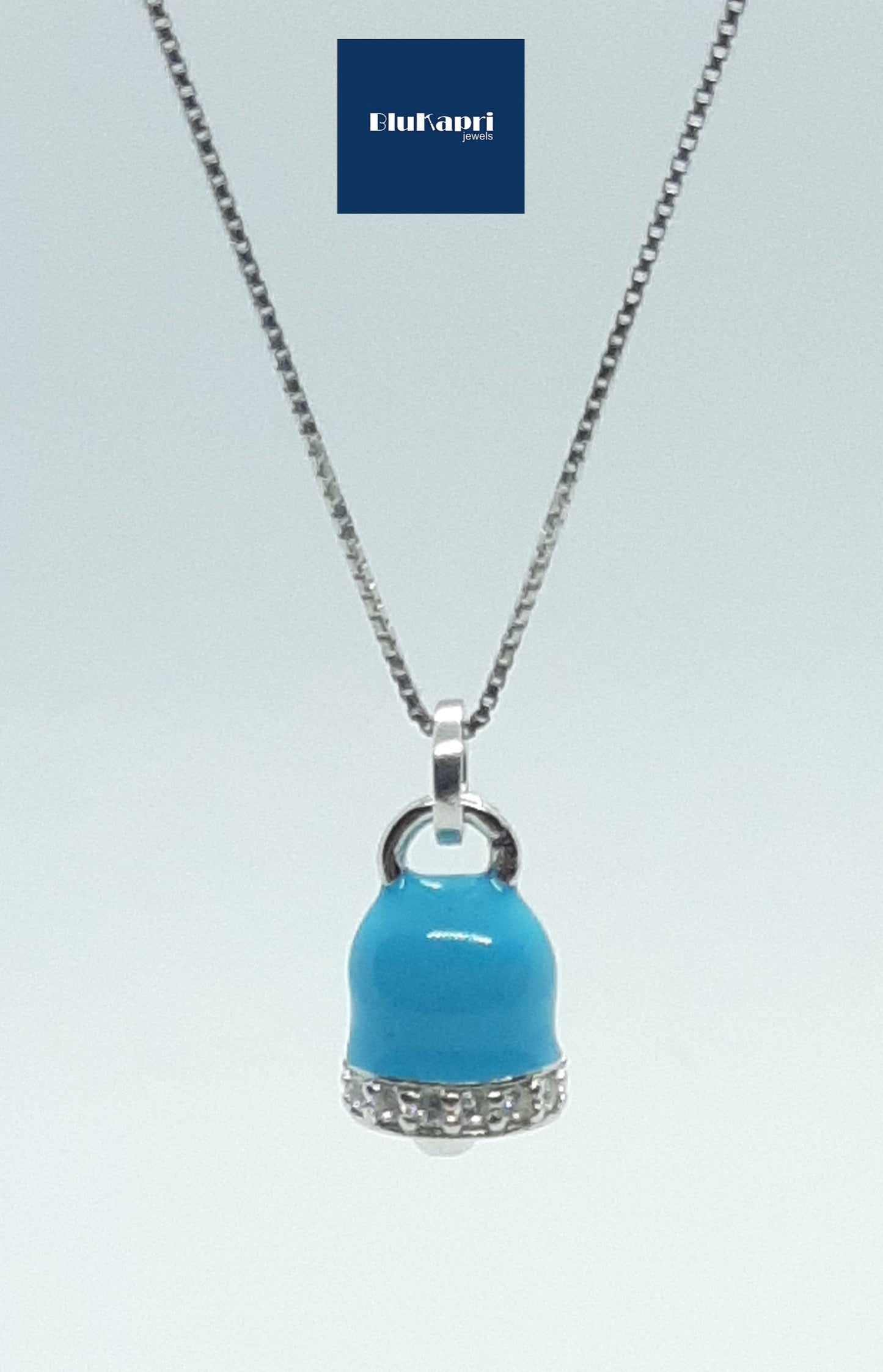 CAMPANELLA IN ARGENTO SMALTATA COLORI