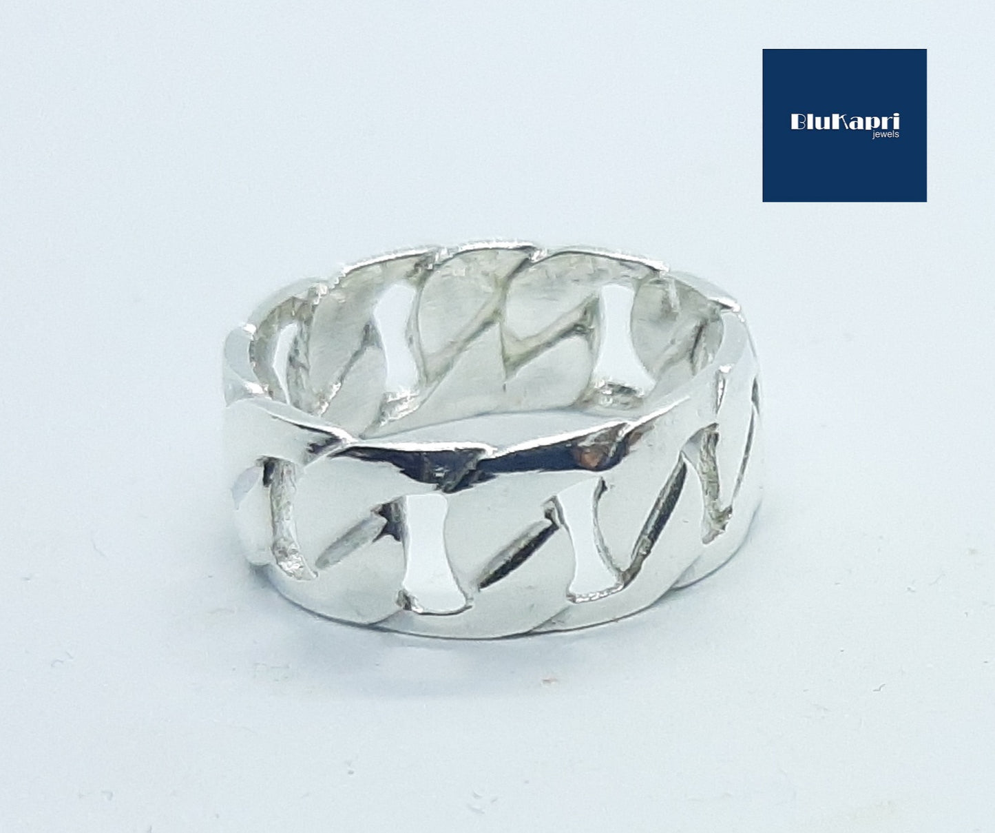 Anello fascia grumetta uomo donna Argento925