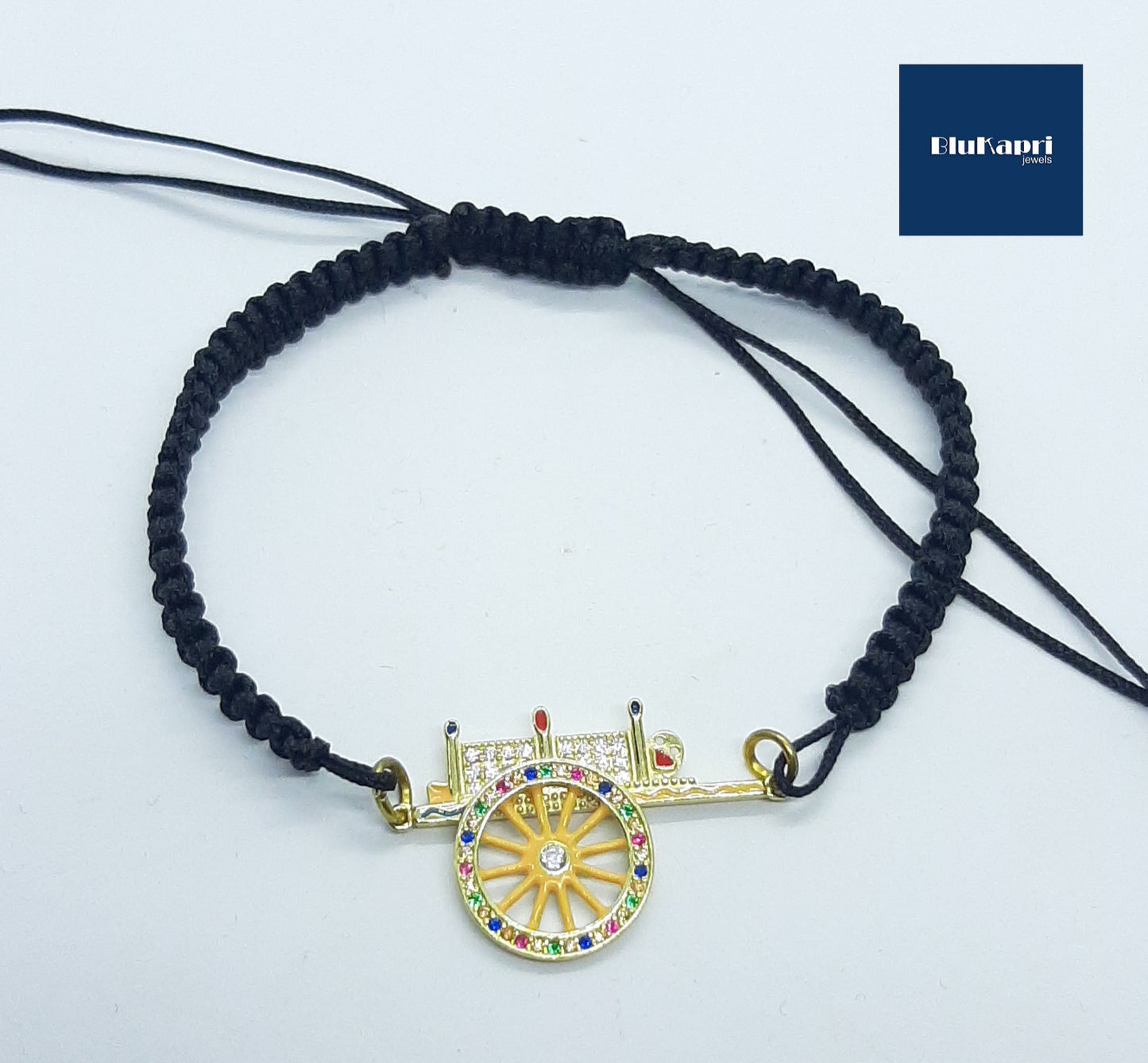Bracciale carretto siciliano argento 925 laminato oro giallo