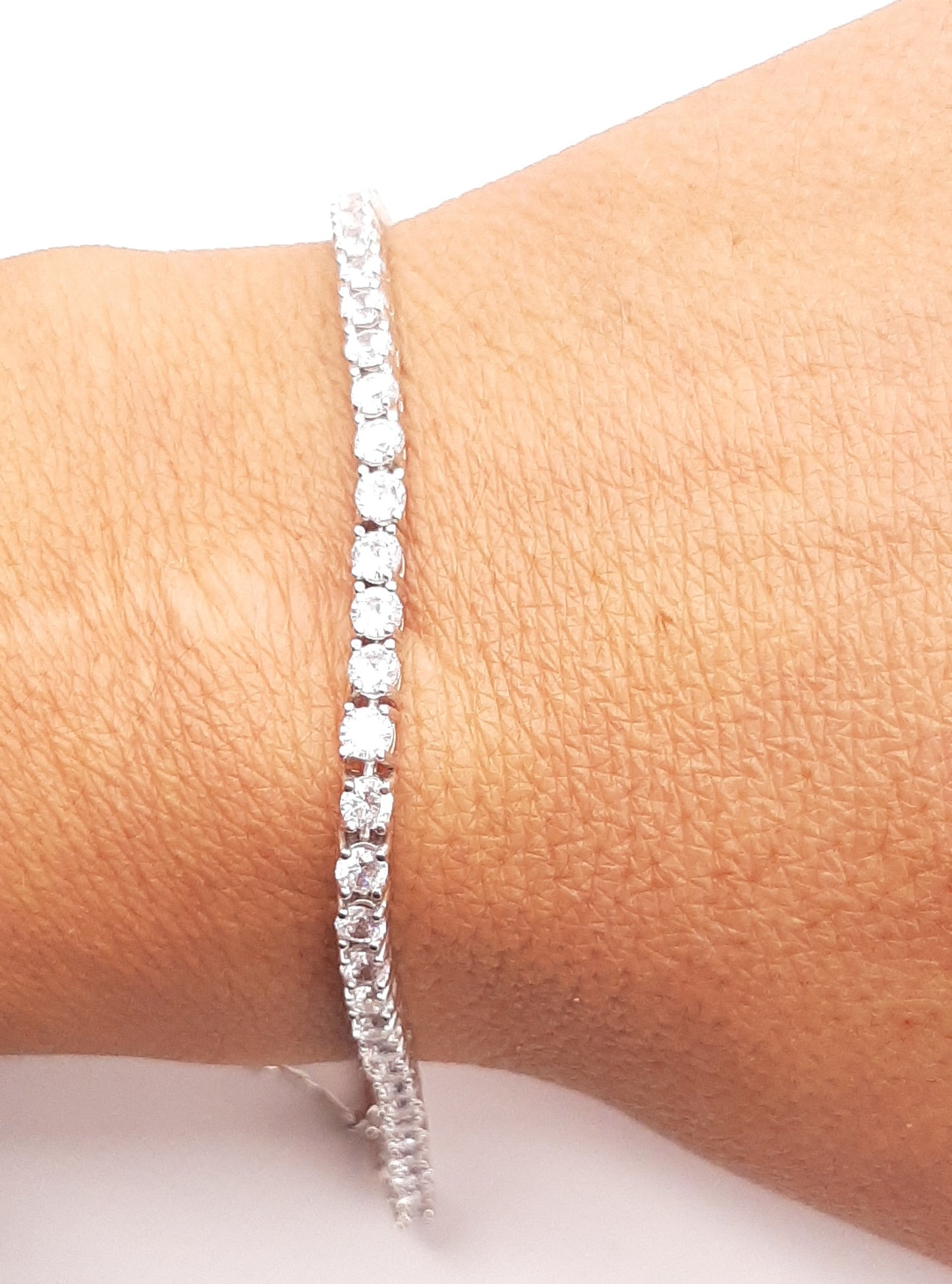 Bracciale tennis Argento 925 3 mm 18 cm