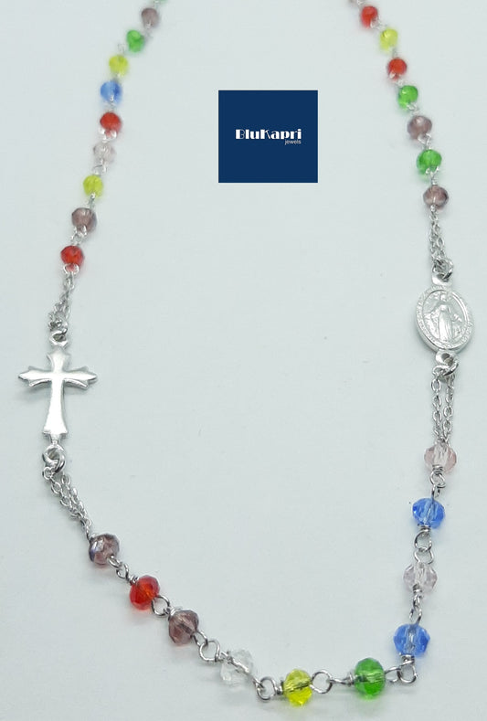 Collana Rosario multcolor