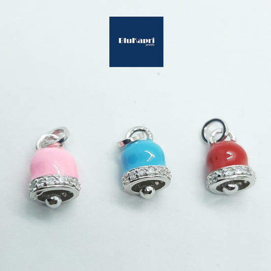 CAMPANELLA IN ARGENTO SMALTATA COLORI